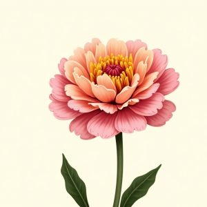 Antique Zinnia Bloom Packet Set